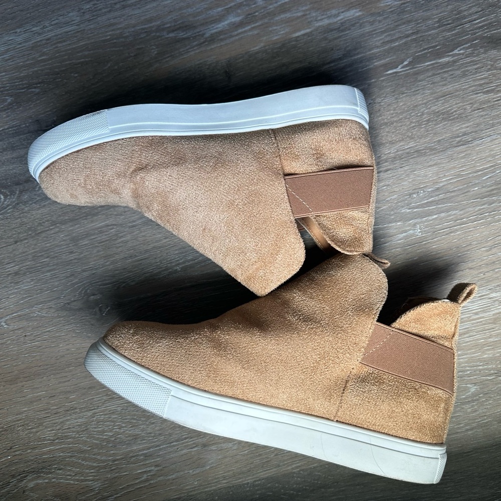 COPY - SHEIN faux suede Boots Women Flat Non Slip Suede Casual
